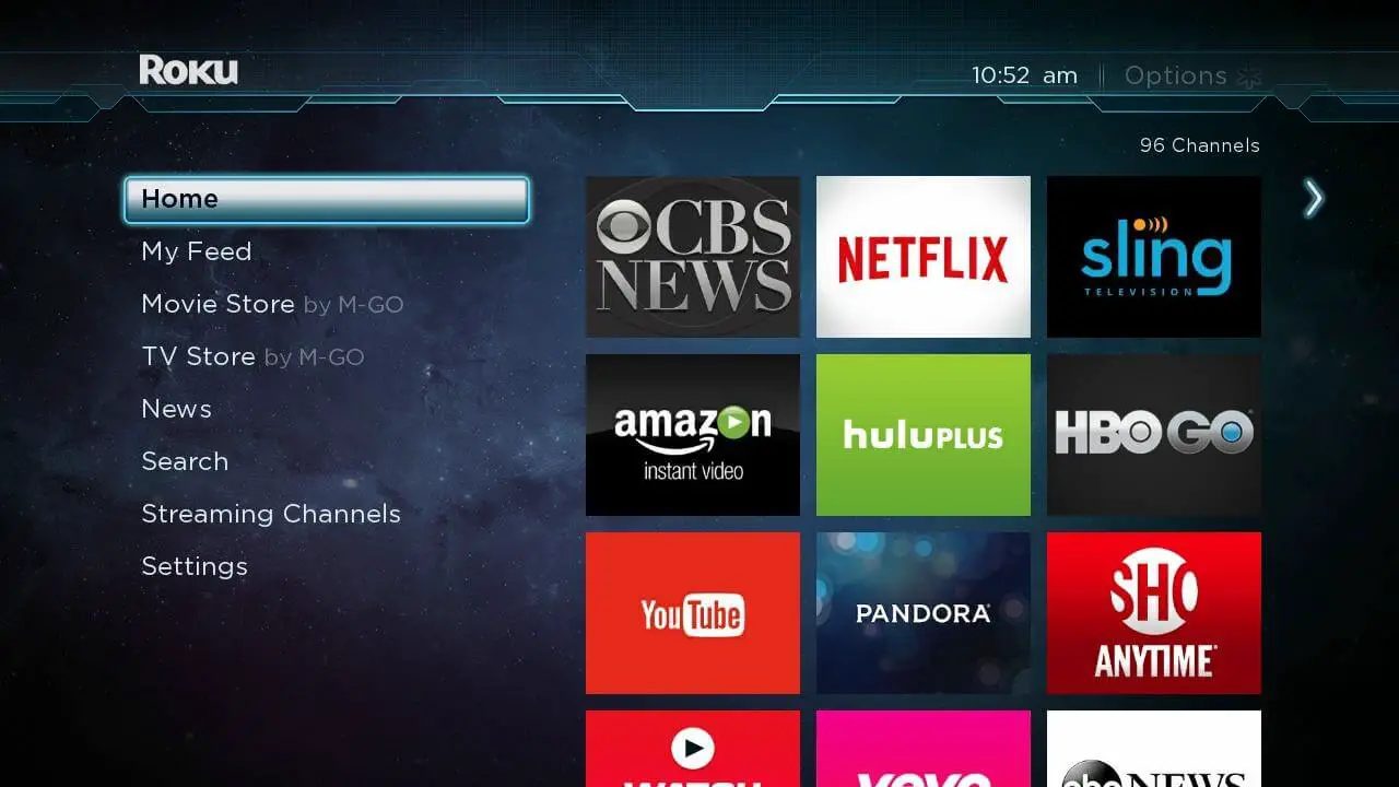 Choose Streaming Channels