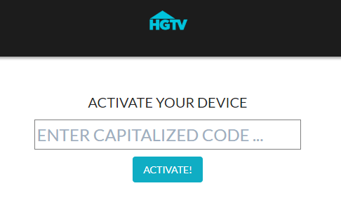 Activate HGTV Go on Roku