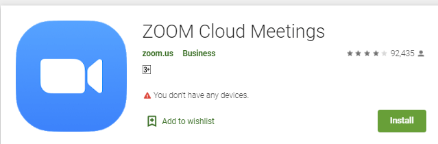Zoom Cloud Meeting on Roku