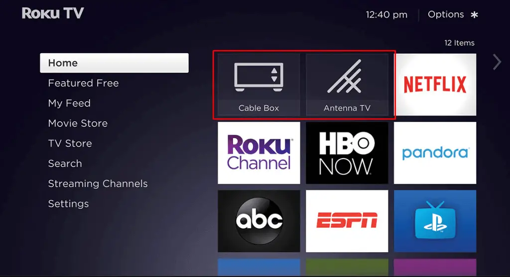 Cable/Antenna TV - NETWORK TV ON ROKU