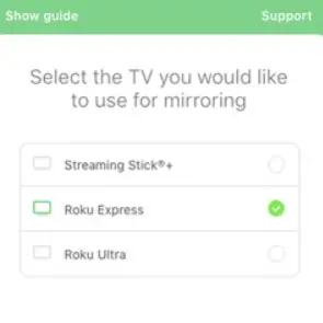how to use showbox on roku tv with iphone