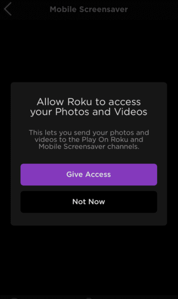 Give access