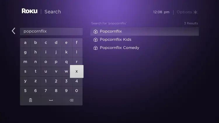 Search for Popcornflix