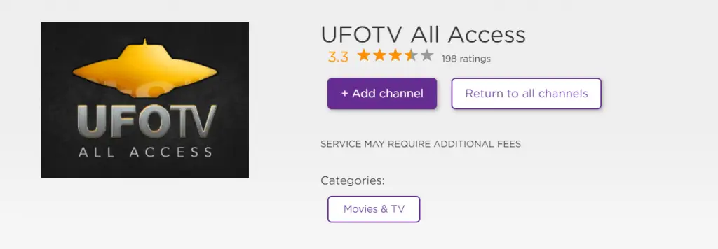 UFOTV on Roku