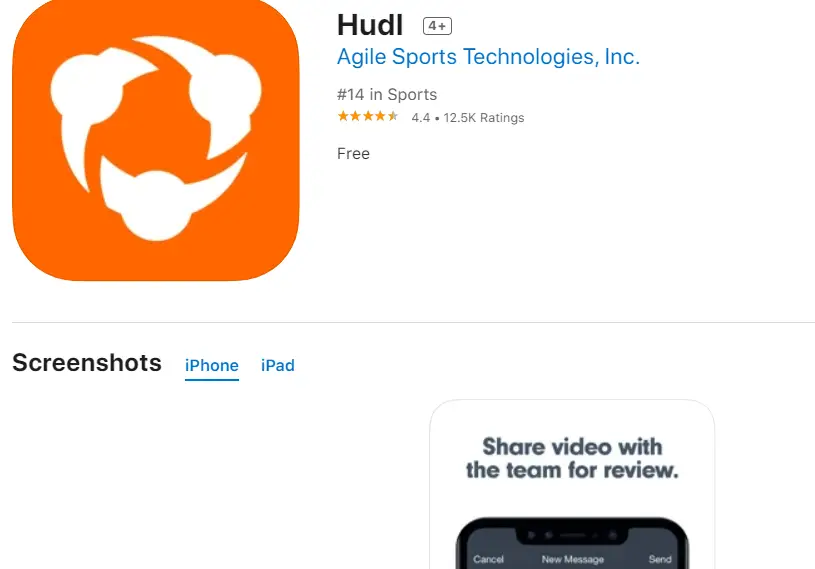 Install Hudl app