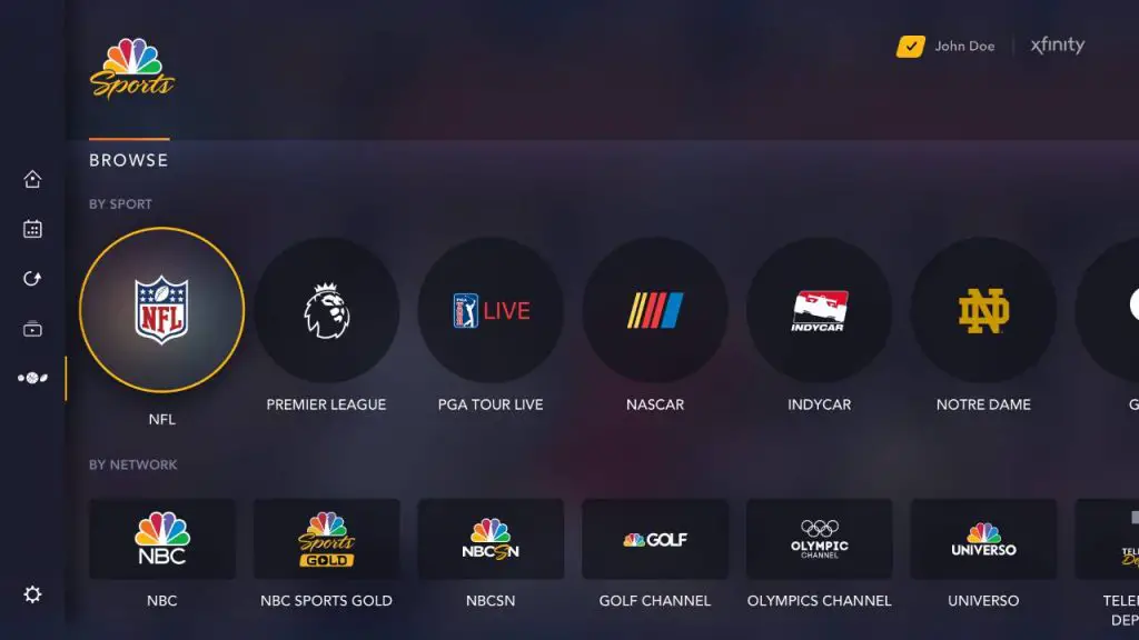 NBC Sports on Roku