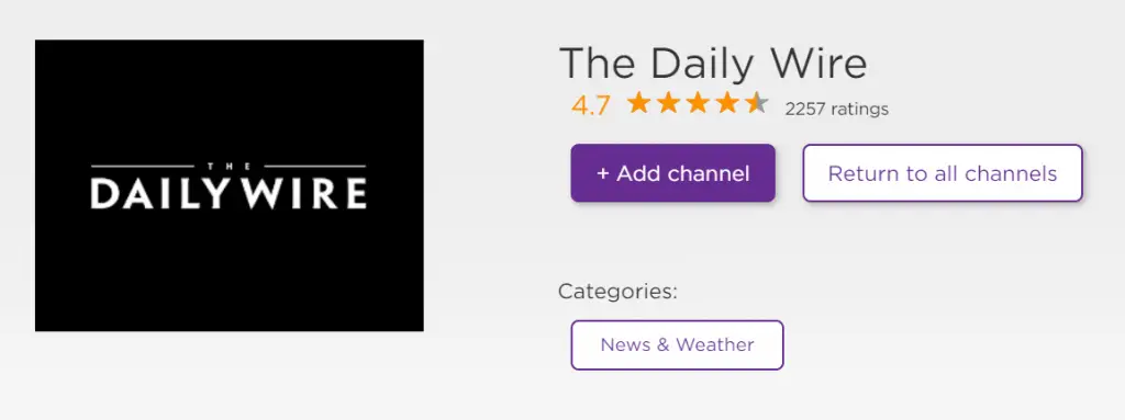 The Daily Wire on Roku