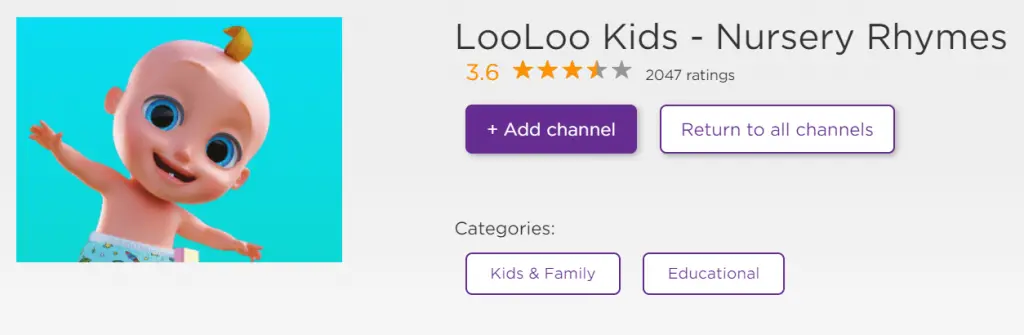 LooLoo Kids on Roku