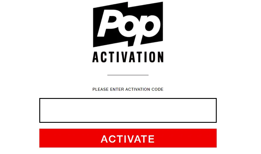 activate Pop TV on Roku