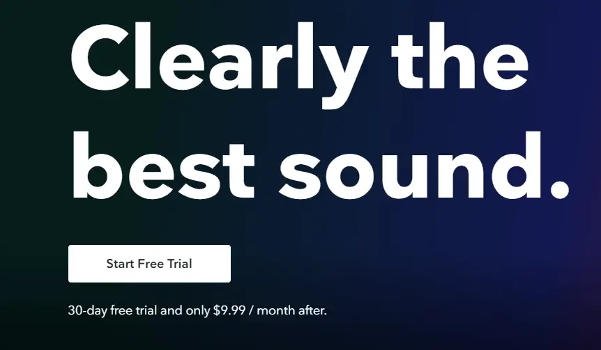 free trial - Tidal Roku