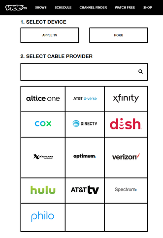 vice tv app roku