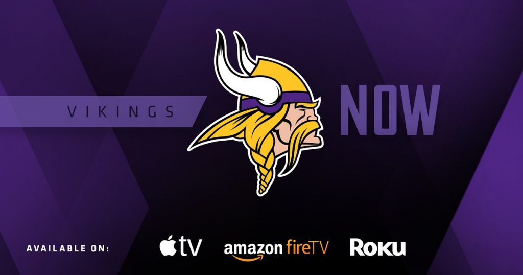 Minnesota Vikings app icon on Roku
