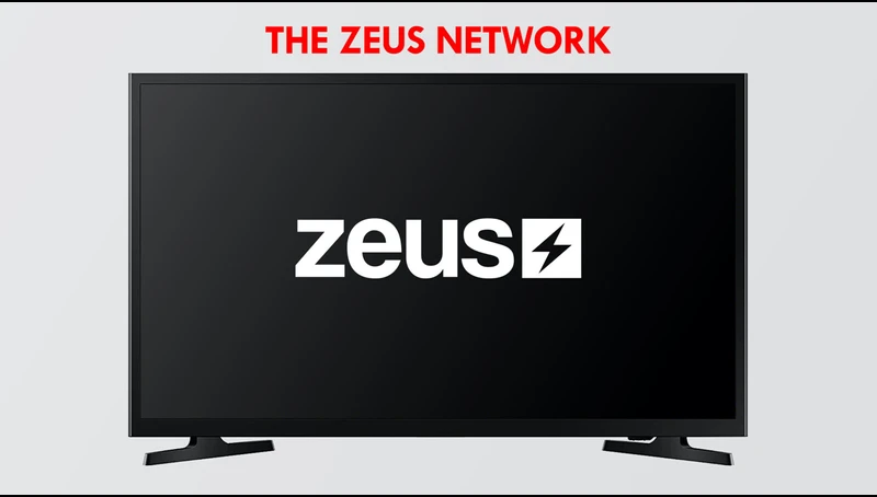 Zeus Network home page on Roku