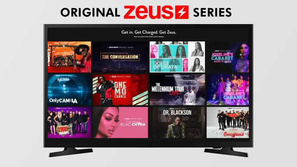 Zeus network original series on Roku