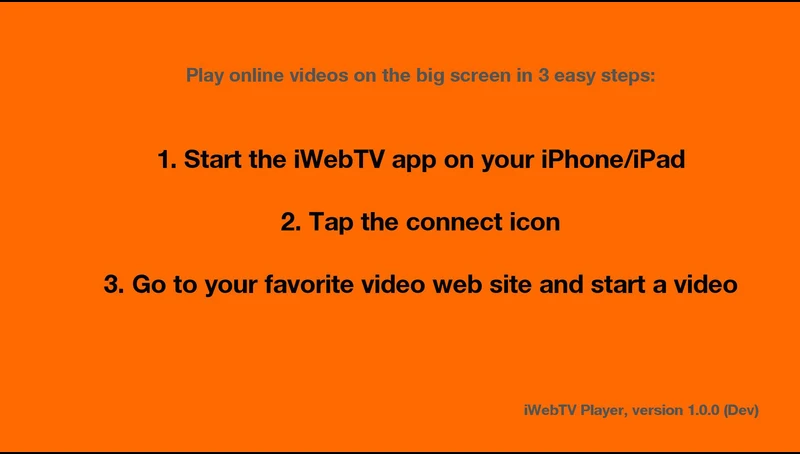 iwebtv instructions to connect a device