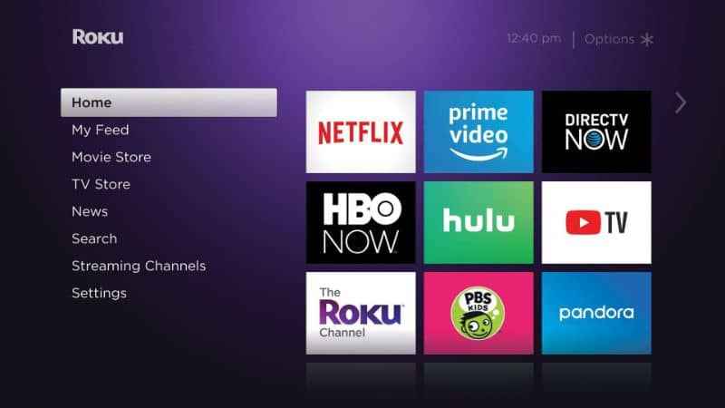 Select Netflix to watch House of Cards on Roku