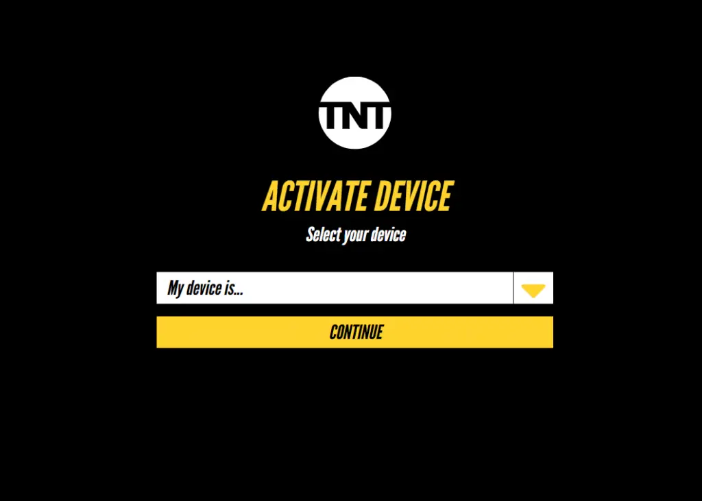 Select your device and click on Continue