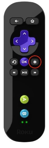 Star Button and fix the audio delay issue on Roku