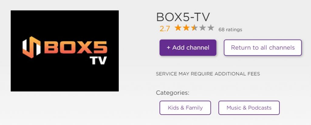  BOX5-TV on Roku 