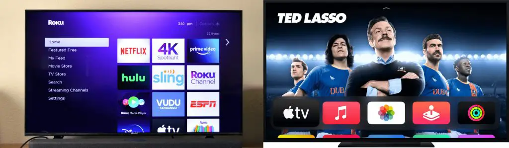  Interface Apple TV vs Roku 