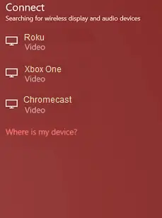 Select your Roku device to mirror Google Meet on Roku