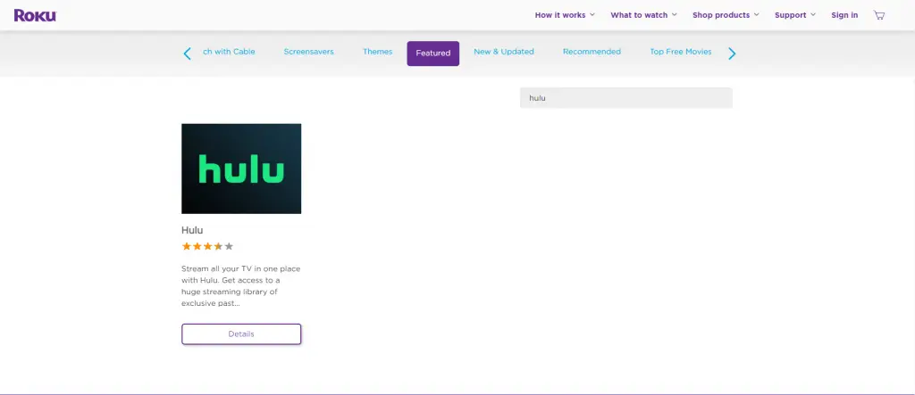 Adding Hulu to Roku using the website to watch Love Victor on Roku