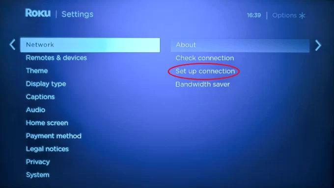 Reconnecting your router, trying a new one, or using a Wired connection to fix Roku error code 14.40