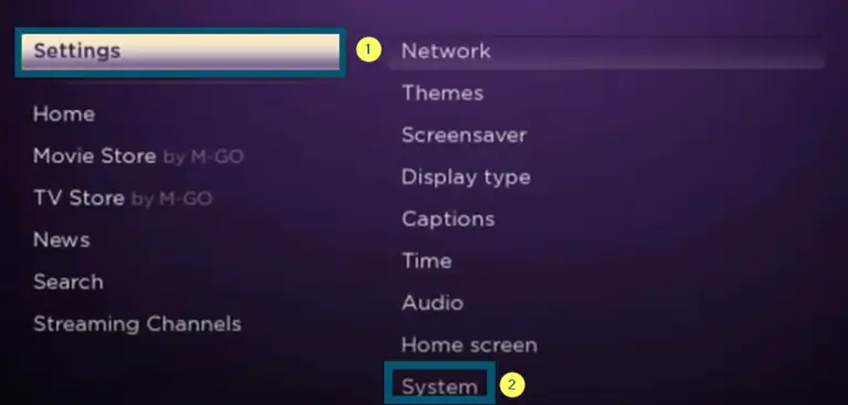 Resetting the Network on Roku