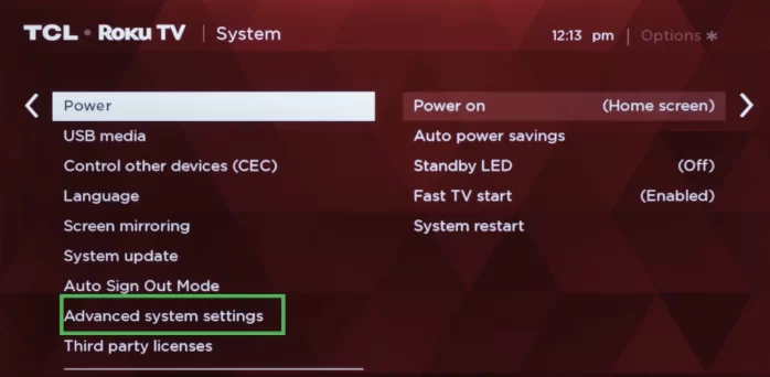 Factory Reset to fix Roku not Working on TV