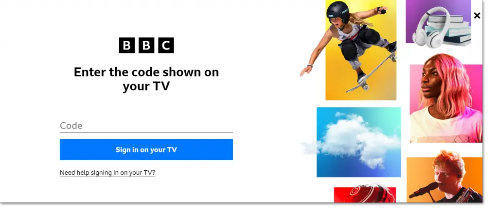 Activate BBC iPlayer on Roku