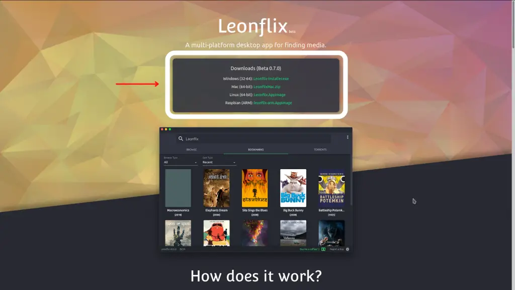 select the link from the LeonFlix site