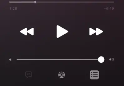 Tap on AirPlay icon