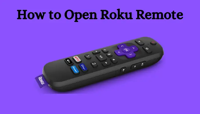 How to Open Roku Remote to Replace Battery or Repair