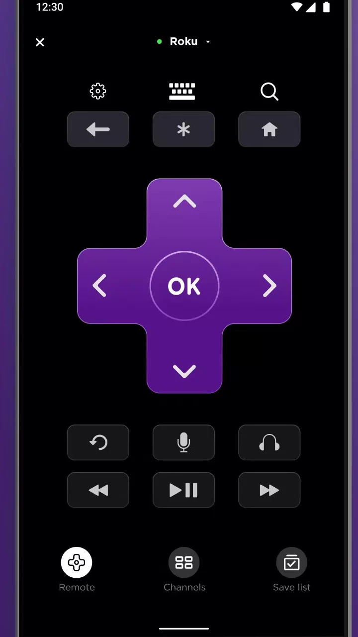 Remote option to connect Airpods to Roku TV