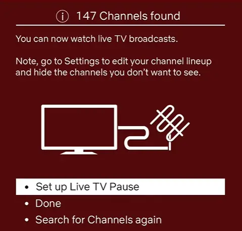 Channels found - How to watch cable on Roku TV