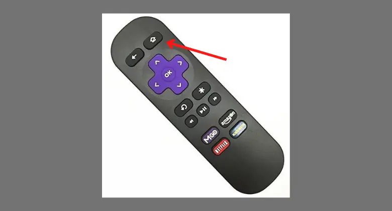 Press the home button from the remote 