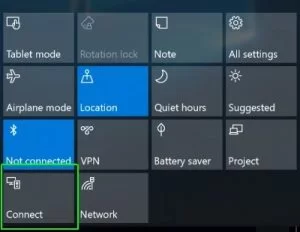 select connect option