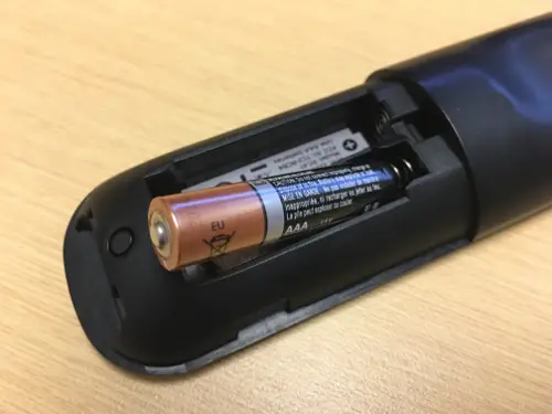Remove batteries