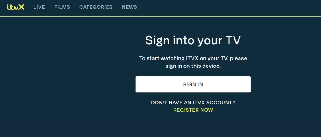 Activate ITVX on Roku