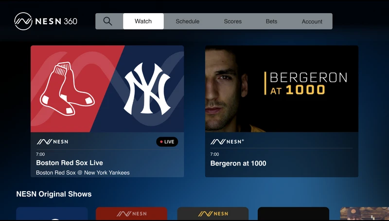 Launch and stream NESN on Roku