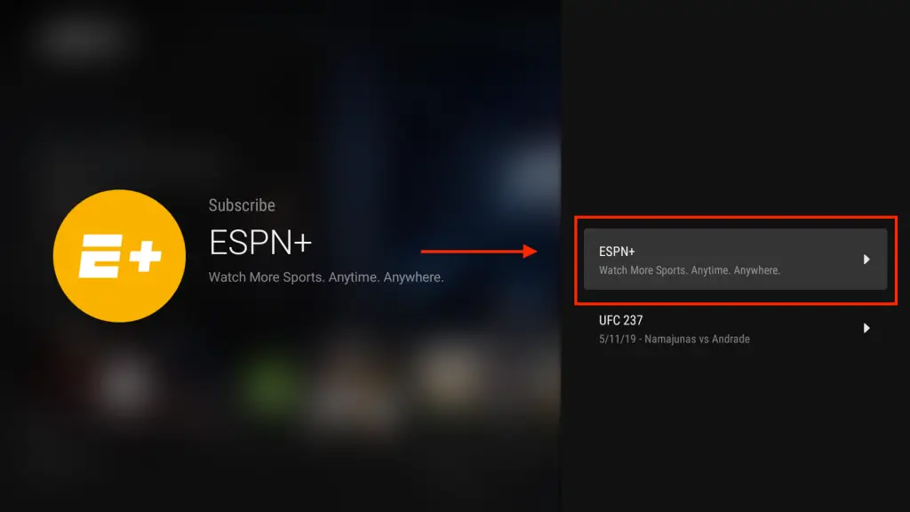 Select ESPN+