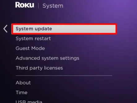 Update Roku to fix Amazon Prime not Working on Roku