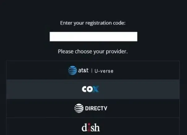 Enter the Activation code and select the provider to Activate Tennis channel on Roku