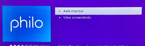 Click on Add channel option