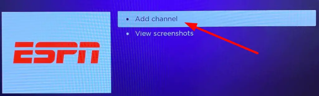 Click on Add channel button on the right