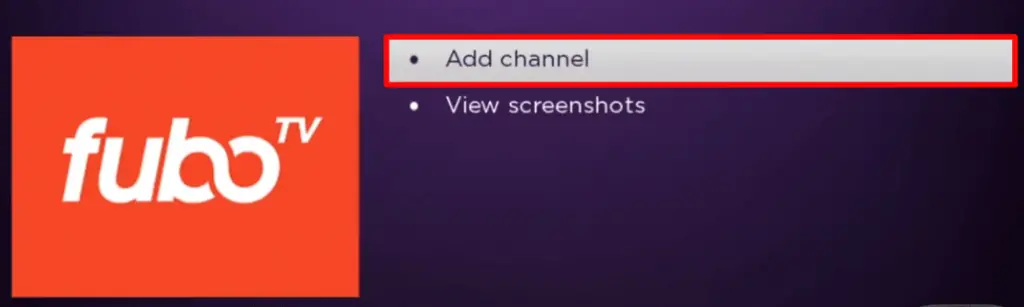 Choose Add channel option on the right of the screen