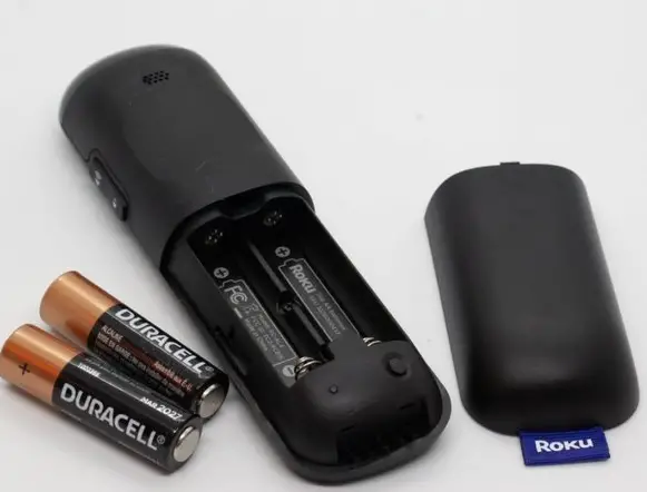 Replace Roku remote batteries