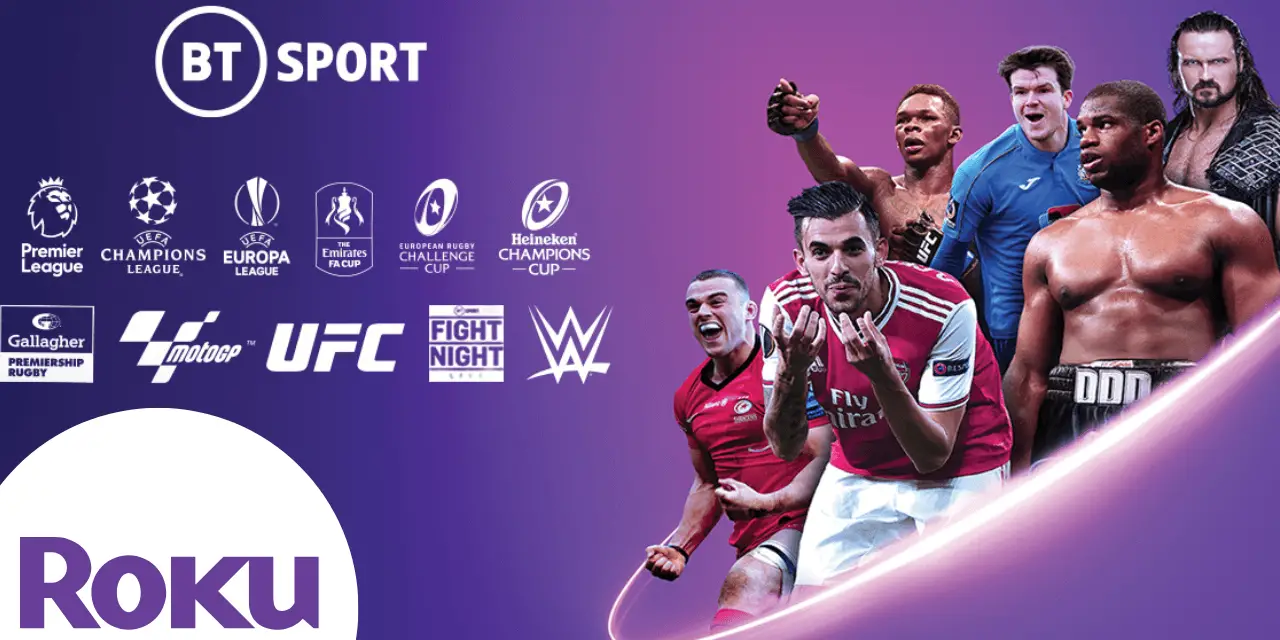 How to Add and Activate BT Sport on Roku Device/ TV [2023]