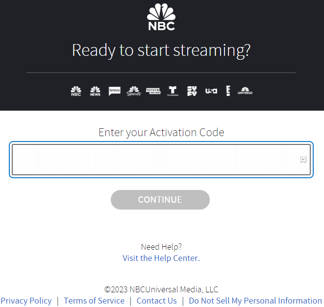 Activate the NBC Sports on Roku