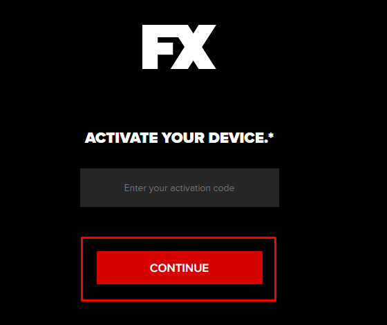 Activate the FXNow app on your Roku device